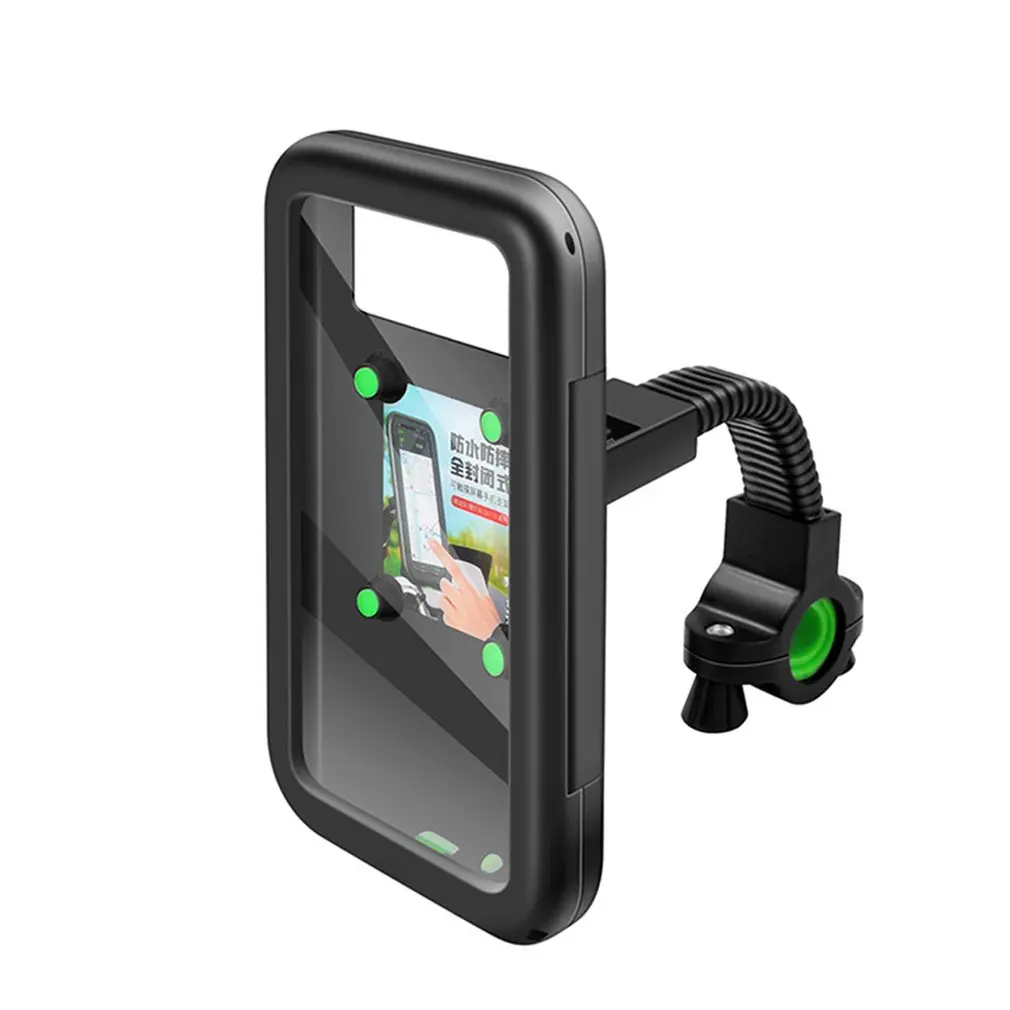 

Motorcycle Cellphone Holder Moto Bicycle Rear View Mirror Stand Mount Universal Waterproof Scooter Motorbike Telephone Bracket