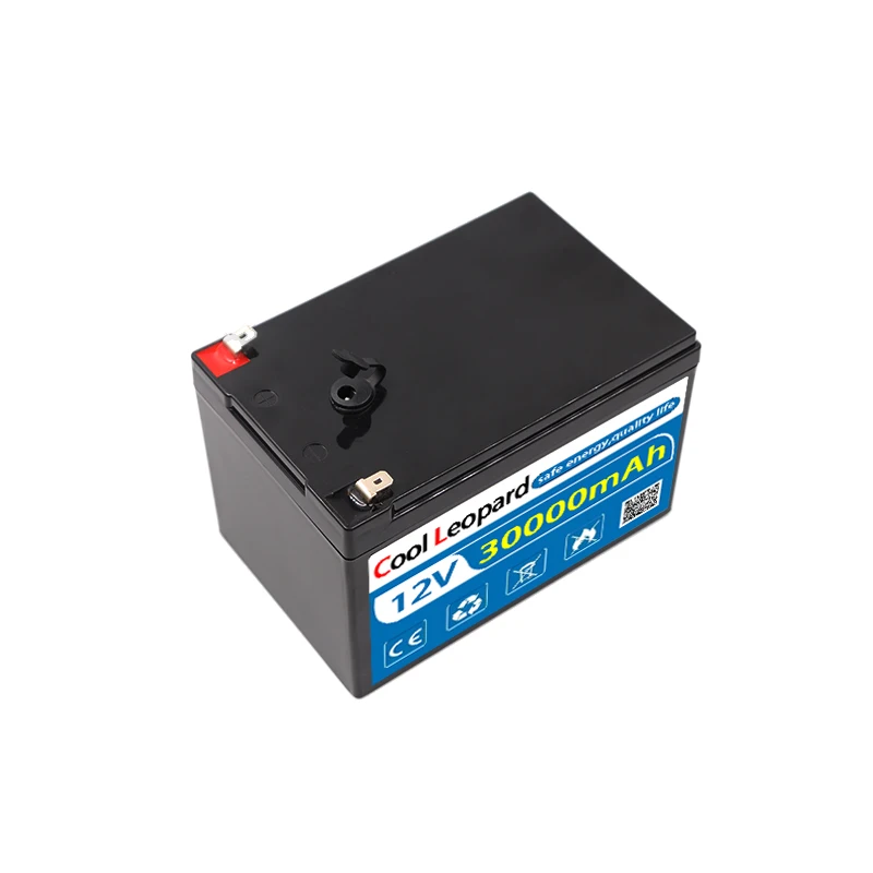 CooI Leopard 12V 30Ah With BMS Lifepo4 Lithium Battery For Equipment Kids Toy Car Surveillance Camera/LED Light Backup Power |