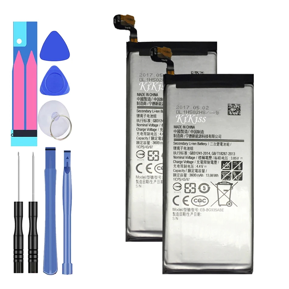 

For SAMSUNG EB-BG935ABE 3600mAh Battery for Samsung Galaxy S7 Edge S7Edge SM-G935 G9350 G935F G935FD G935W8 G9350 +Tools