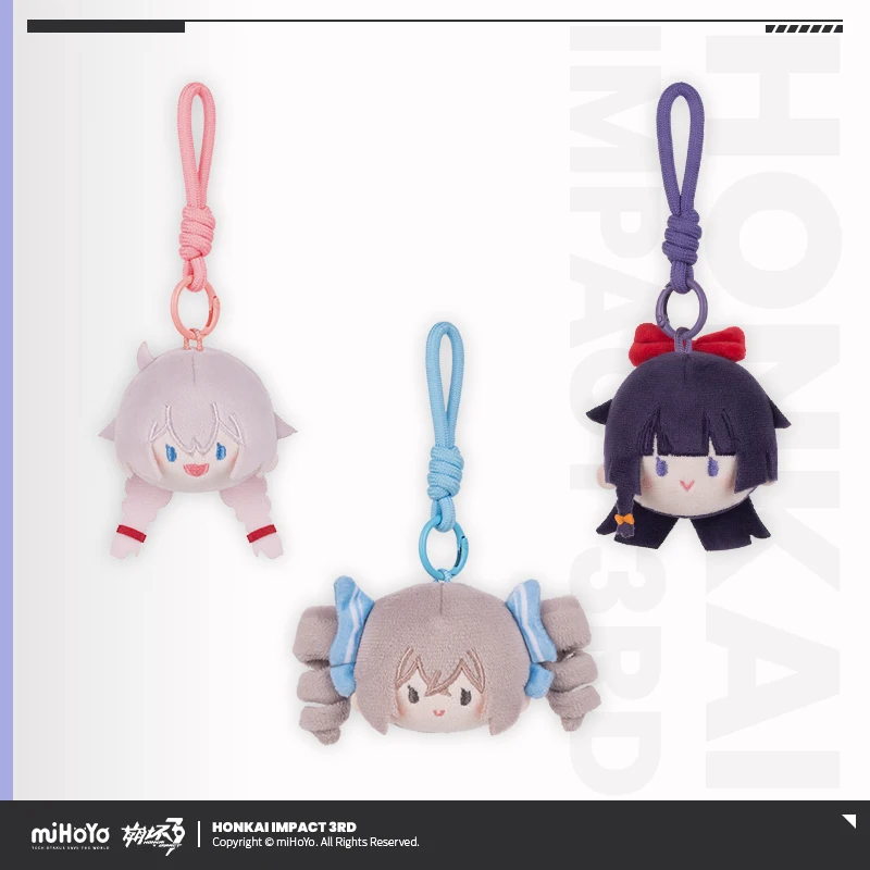 Фото Honkai Impact 3, брелок для сумки, подвеска Kiana Raiden Mei Bronya Rand, фигурки героев, модель Elysia Q-версия, серия Wish Group, оригинал №4