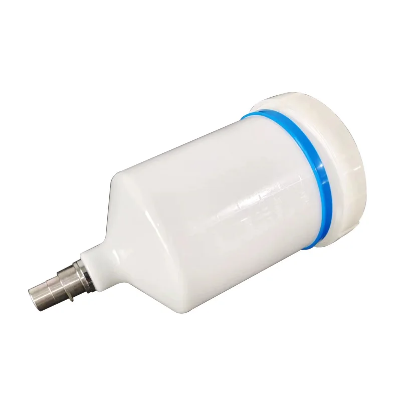 

Для Sata распылитель чашка разъем струйный распылитель краски 600 мл белый пластик Hvlp чашка для краски горшок аксессуары