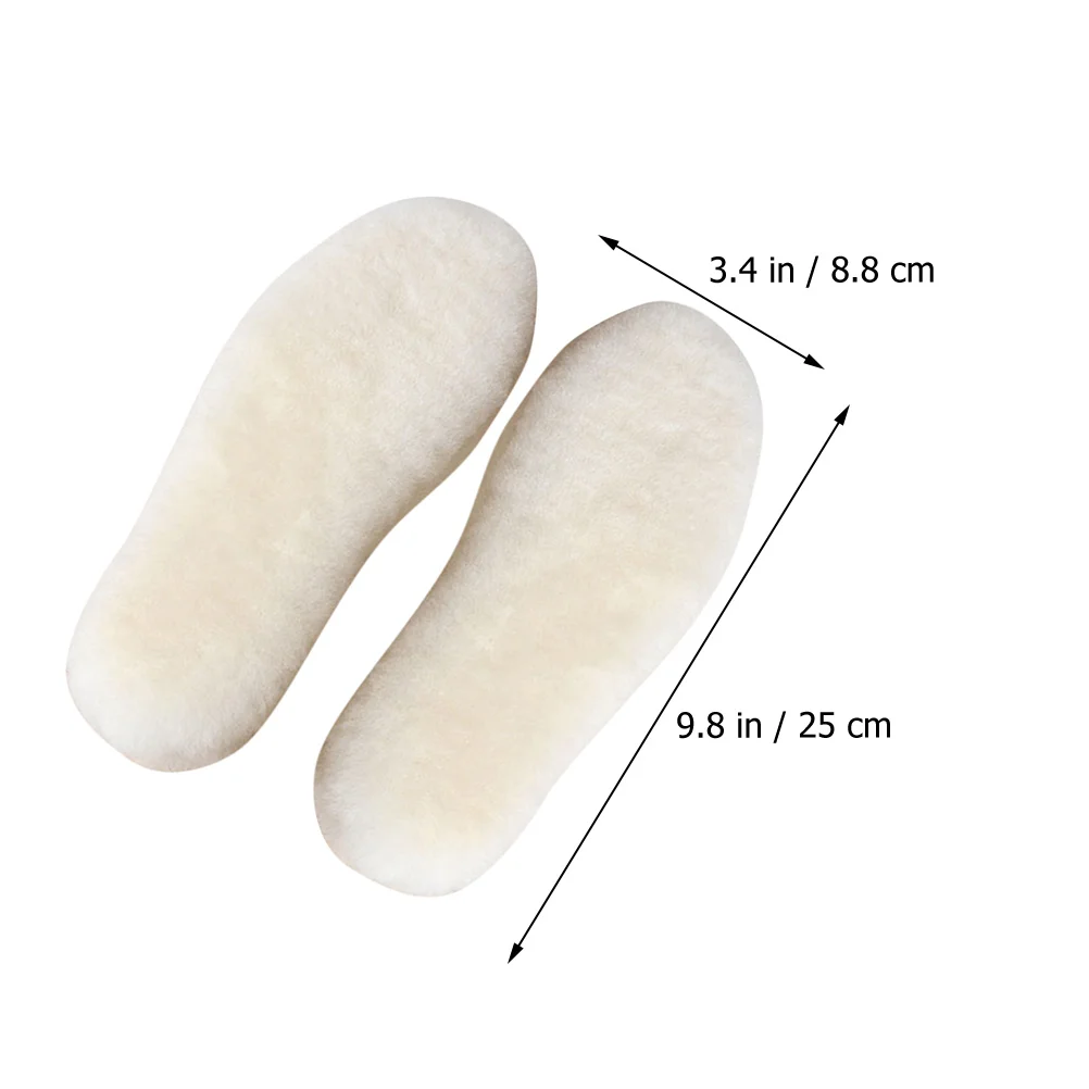 

Wool Insole Winter Shoe Parts Women's Inserts Comfortable Inner Pads Soles Shoes Warm Insoles Breathable Boot