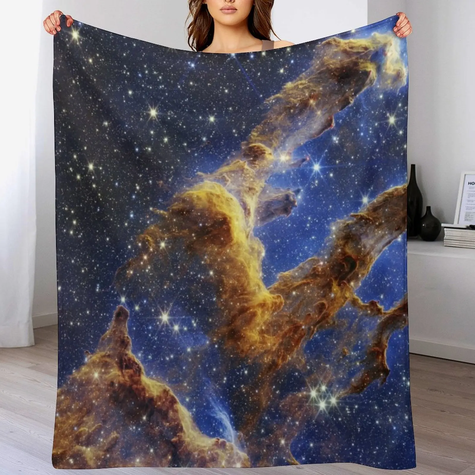 JWST Pillars of Creation 2022 (James Webb/JWST) — космический постер на науки космическое фото