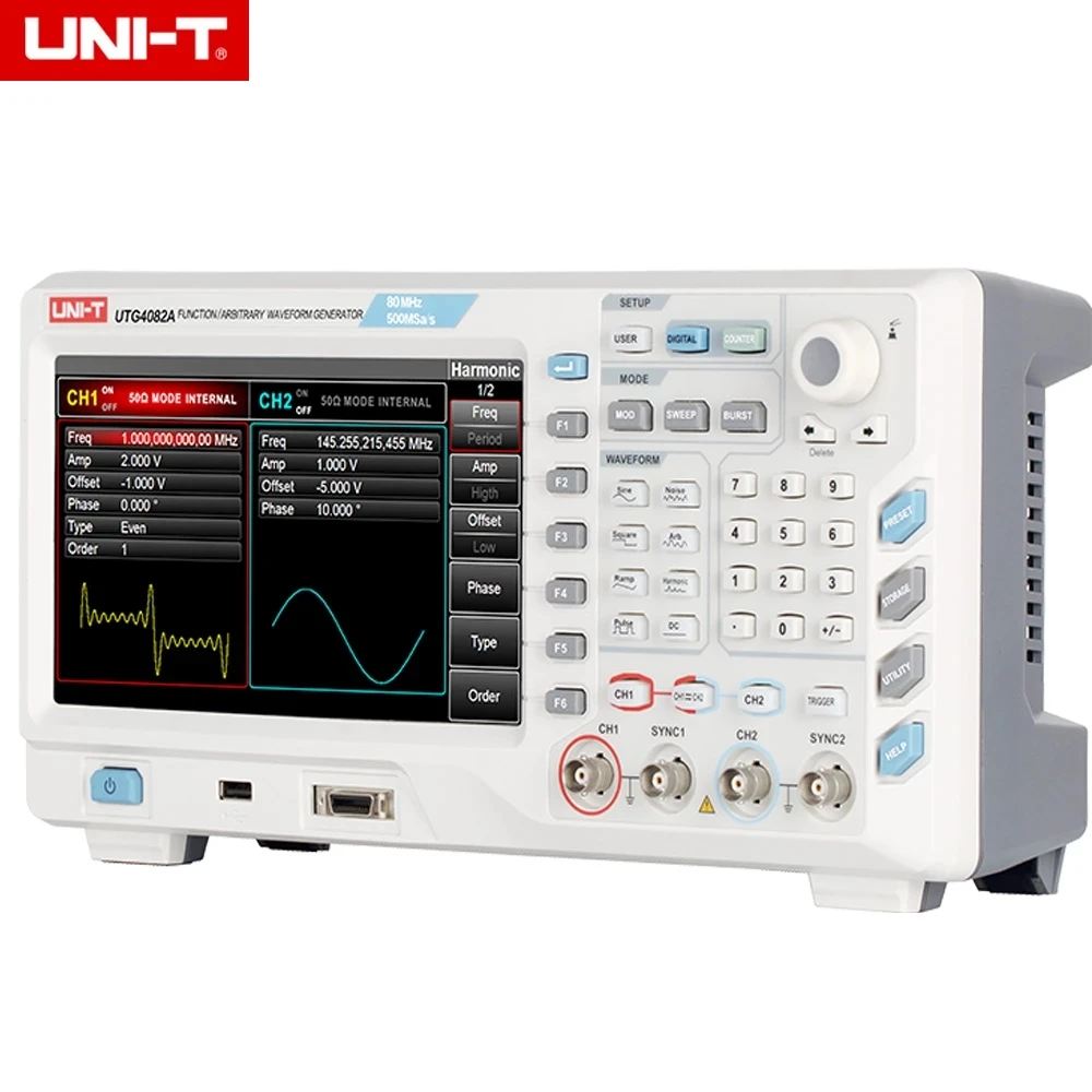 

UNI-T UTG4082A Function/Arbitrary Waveform Generator of Sine Wave Output