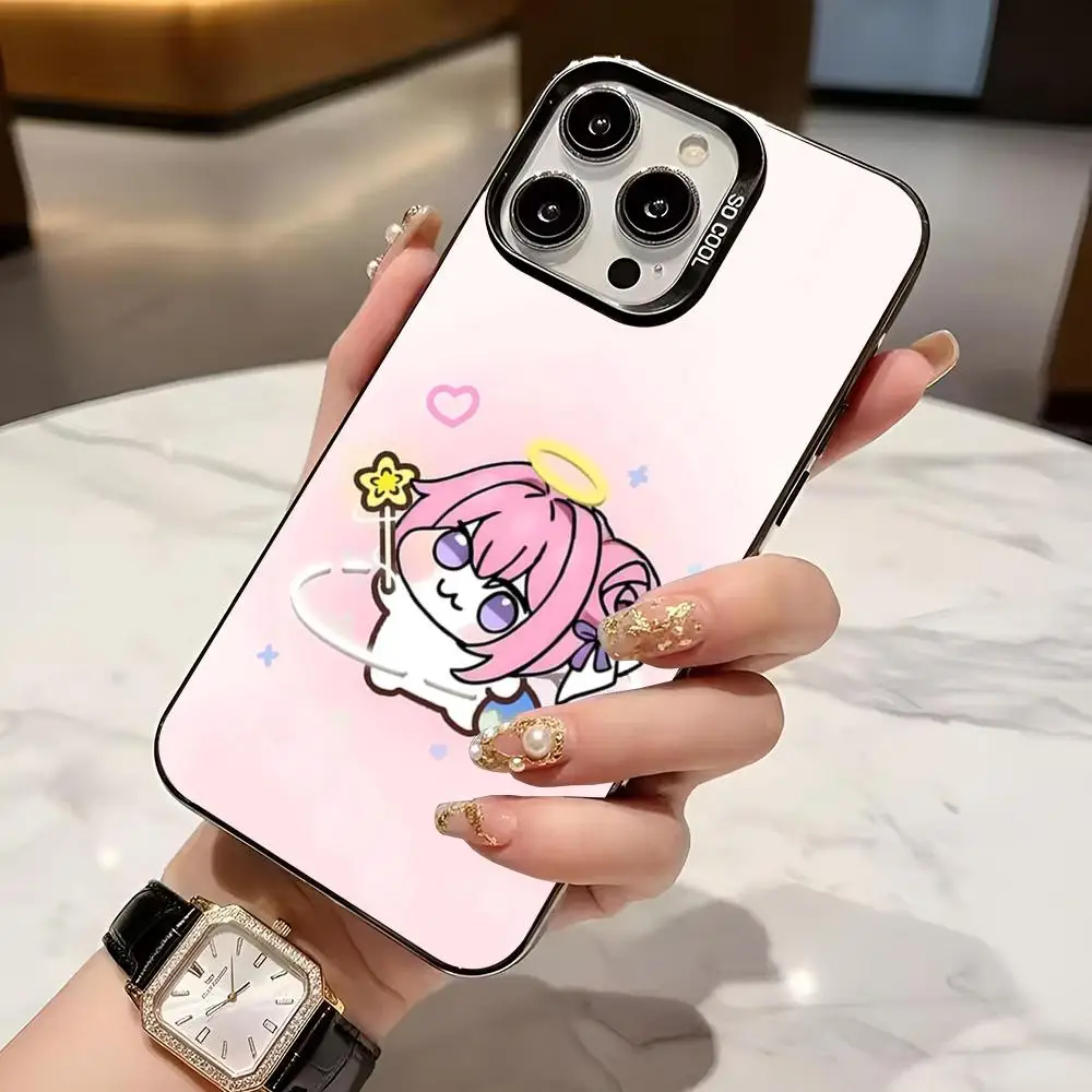 Фото Чехол NIKKES DORO для iPhone 17 16 15 14 13 12 Pro Max Air Plus, цветной, серебристый, жесткий корпус №5