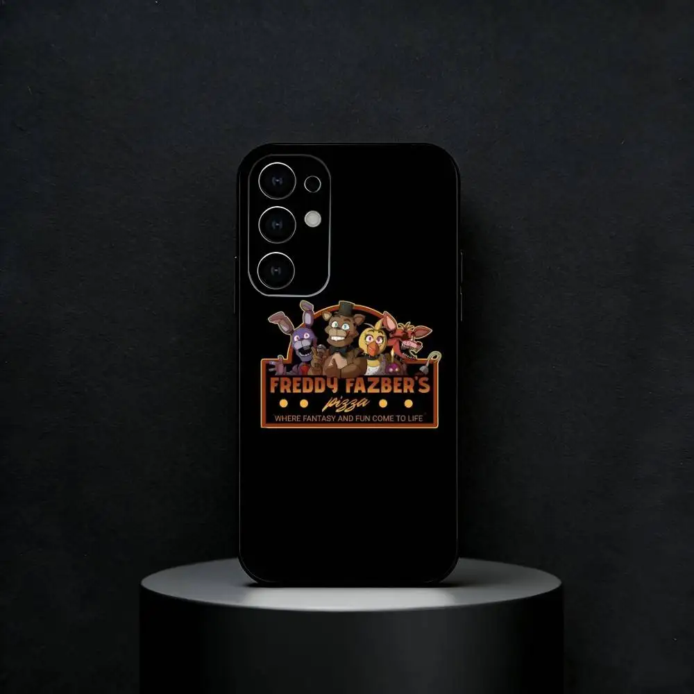 Фото Чехол для телефона F-Five Nights at Freddy's (FNaF) для Samsung S25, S24, S21, S22, S23, S30, Ultra, S20, Plus, FE, Note, 5G, черный №4