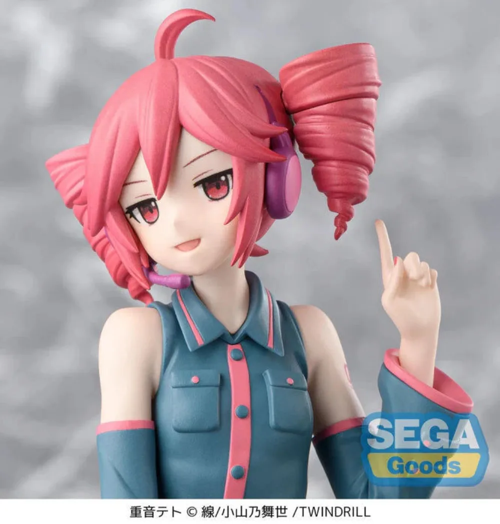 Фото 【JM】100% Оригинальная фигурка Sega Fave Premium Chokonose Utau Kasane Teto из коллекционной серии, модель для декора, в наличии №4