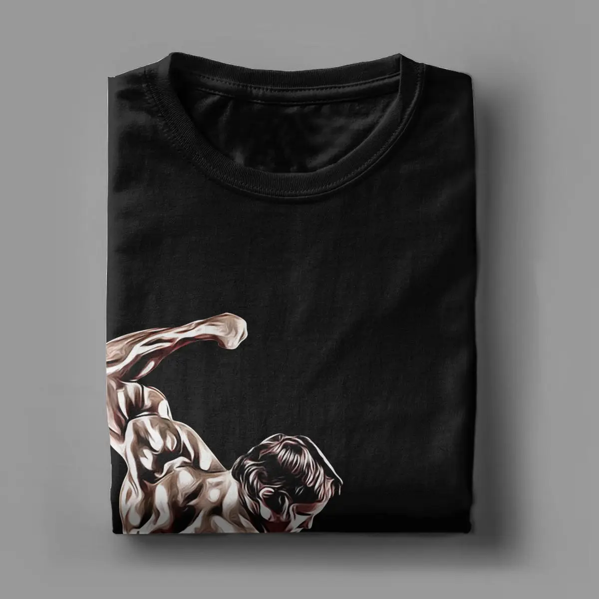 Футболка из хлопка с круглым вырезом и коротким рукавом | Мужская одежда