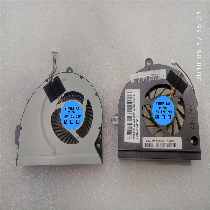 Вентилятор ЦП для ASUS K53E K53S K53SC K53SD K53SJ K53SK K53SM K53SV K84 A43S K43 K43T K43B K53B K53BY k53t A53U X53U k43x44h k73 |