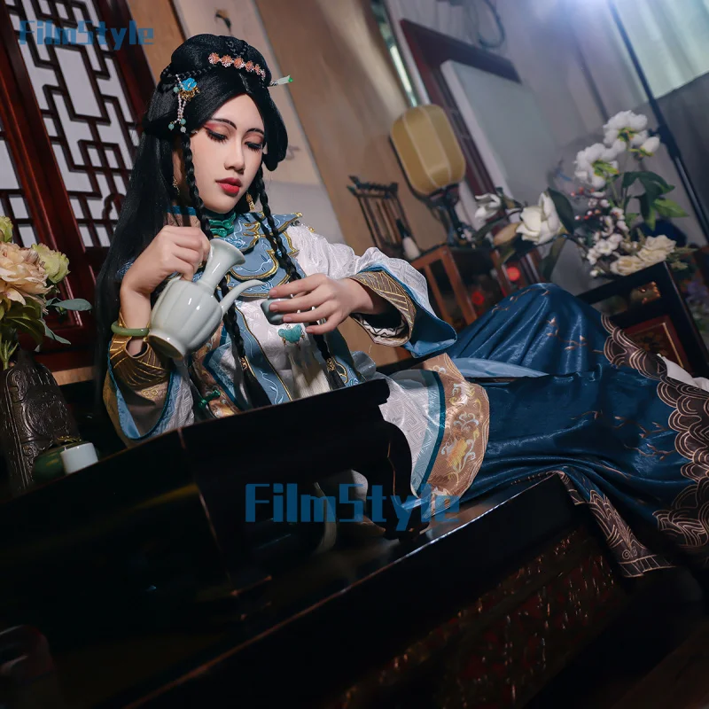 FilmStyle Identity V антикварный костюм Ци Шии для косплея униформа на Хэллоуин карнавал