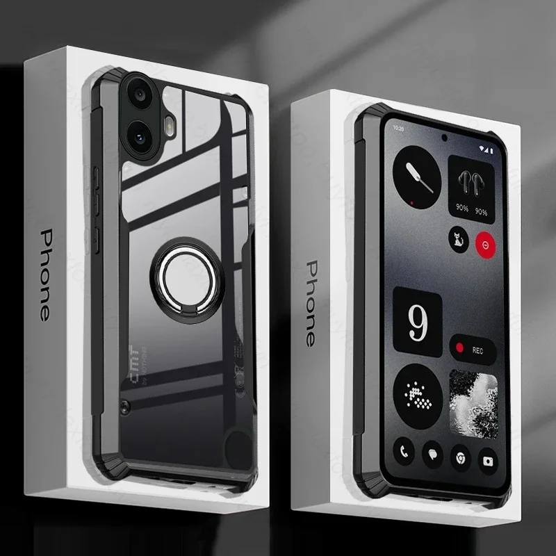 Прозрачная акриловая задняя крышка для Nothing CMF Phone 1 5G магнитный держатель кольцо