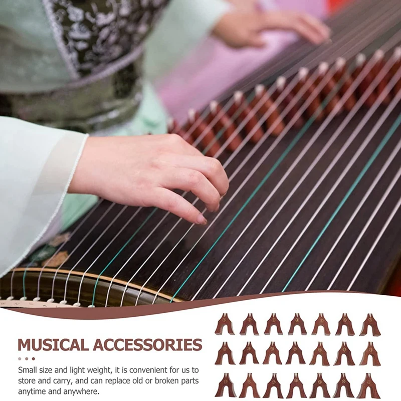Набор музыкальных инструментов Guzheng комплект из 21 моста запасные аксессуары -