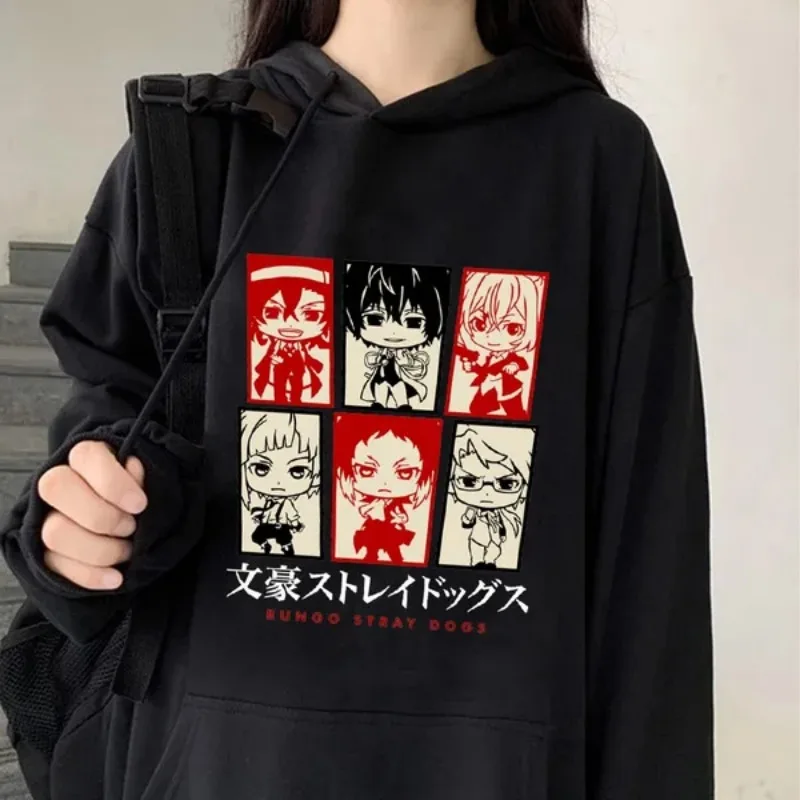 

New Japan Anime Bungo Stray Dogs Print Hoodie Men Women Fashion Personality Hoodie Casual Long Sleeve Comfortable Pullover Tops