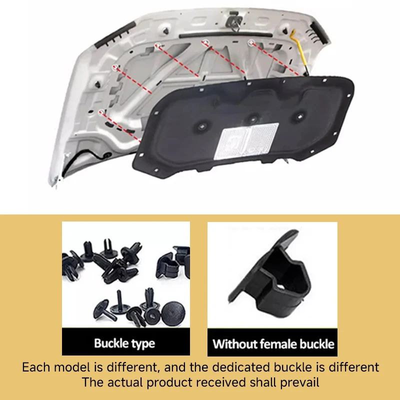 Звуковые накладки двигателя на переднем капоте для BMW 5 серии G30 G38 525 528 530 2017 ~ 2024 2020