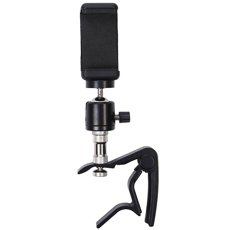 

Guitar Phone Stand Guitar Phone Stand Metal Guitar Black For Guitar, Electric Guitar, Bass, Ukulele