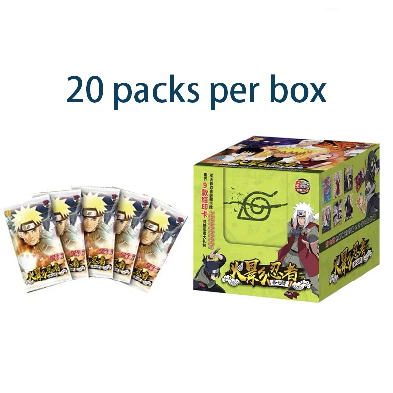 Оригинальная коллекция открыток Наруто Sasuke Naruto персонажей из аниме настольные