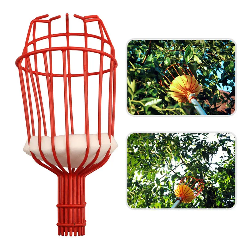 Deep Basket Fruit Picker Head Convenient Fruit Picker Catcher Apple Peach Picking Farm Garden Picking Device Garden tools