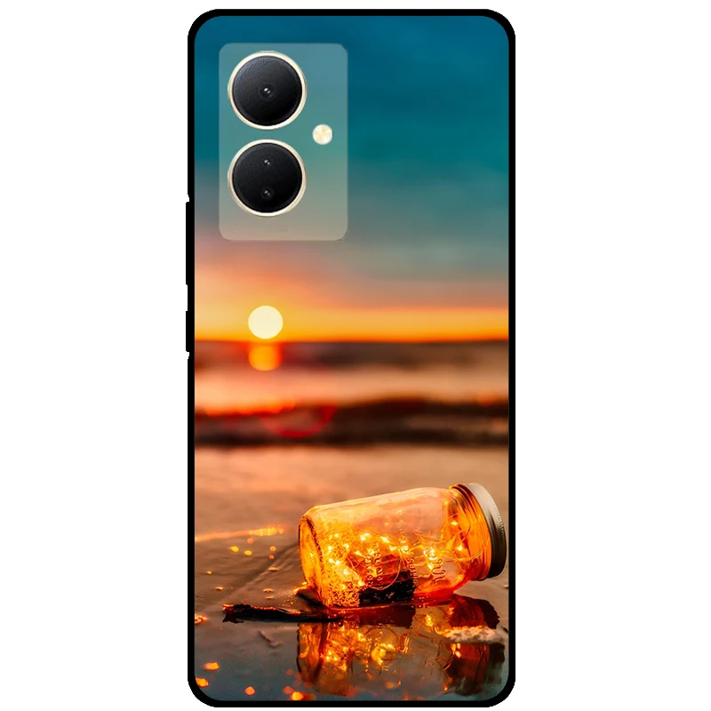 Модные мягкие силиконовые чехлы для телефона vivo V29 Lite