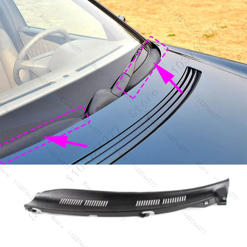 Фото Для 1996-2003 W210 Mercedes Benz E300 E320 E420 E430 E55 AMG стеклоочиститель оконная панель капота решетка 2108310958 2108311058 №4