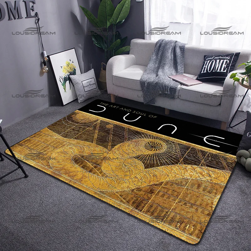 

Квадратный фланелевый ковер с изображением дюны, научная фантастика, рандовые современные коврики для дома, гостиной, напольные коврики, ко...