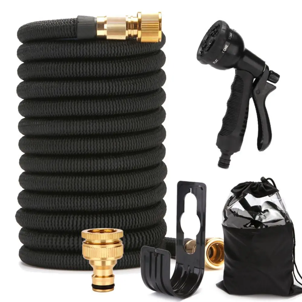 

New Expanding 8 Modes Flexible Water Pipes Stretch Pipe Spray Gun Garden Magic Hose