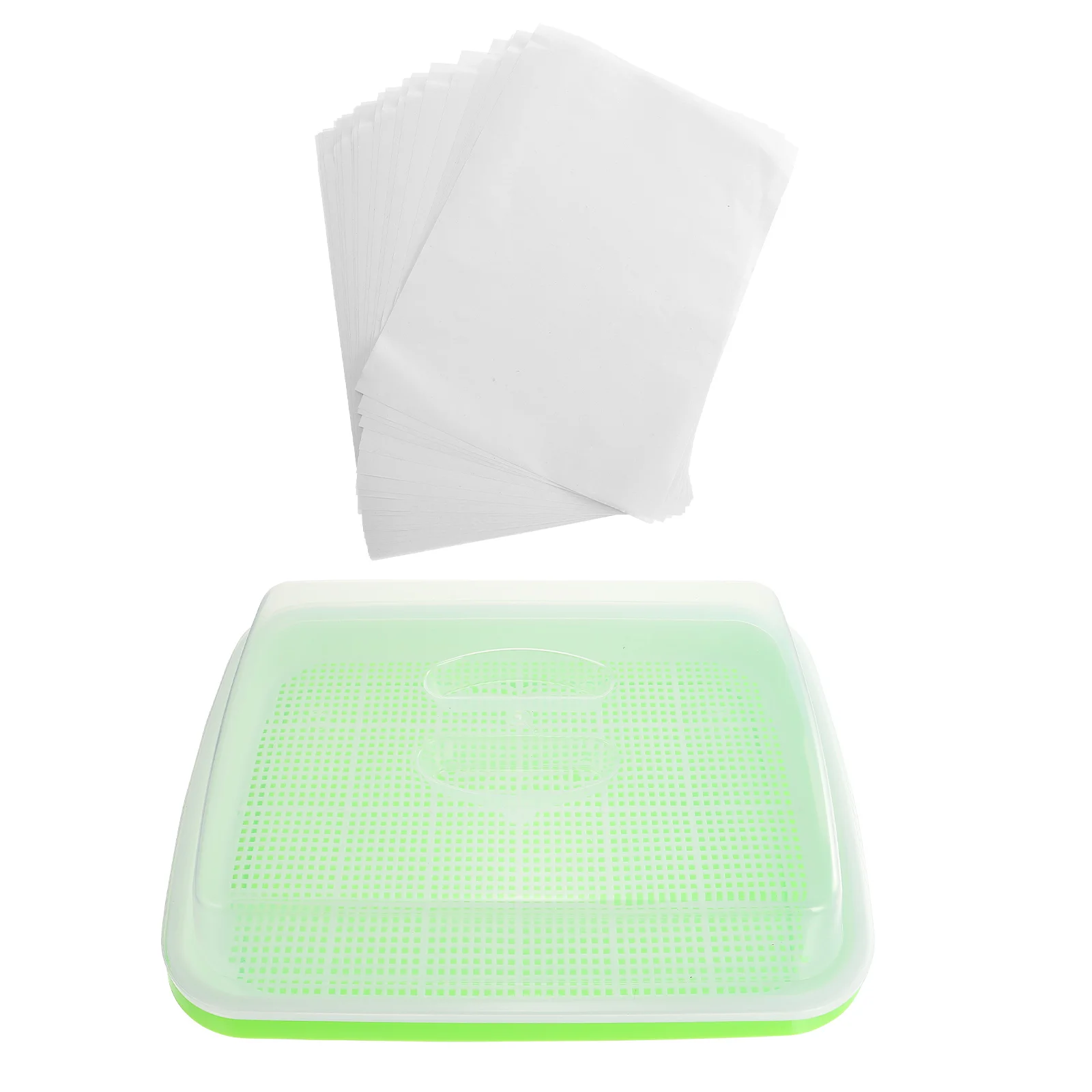 

Tray Hydroponics Planting Nursery Seedlings Starter Growing Garden Trays Plastic