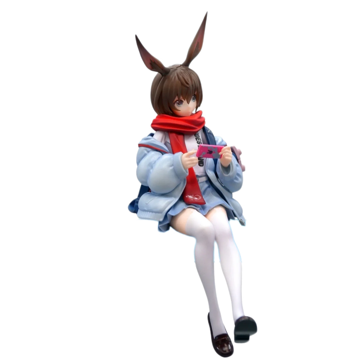 

13Cm Furyu Action Figure Amiya Sitting Posture Bilibili Arknights Game Characters Periphery Model Ornament Garage Kit Toy Gift