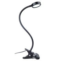 clip on light metal reading lamp cool warm led light for reading in bed or deep focus dimmable adjustable gooseneck