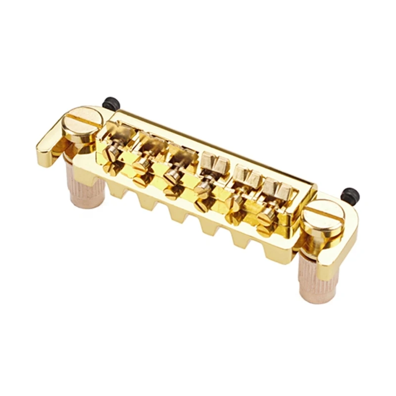 

Wraparound Guitar Roller Bridge Combined Bridge Tailpiece 6 String Guitar Roller Bridge 6 String Electric Guitar Parts