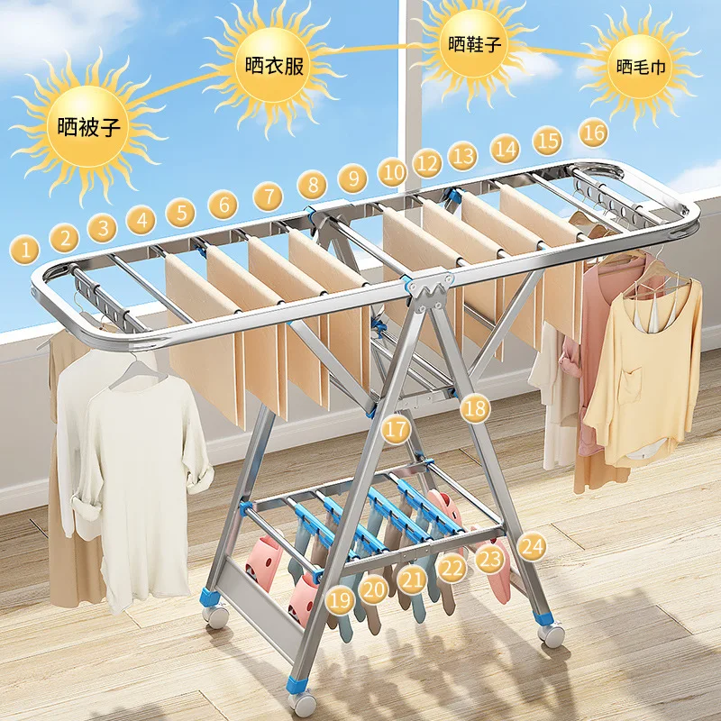 Сушилка из нержавеющей стали для дома и балкона