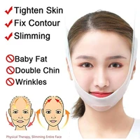 anti mildew reusable beauty makeup silica gel cheek chin v line shaping bandage face lifting mask health and beauty