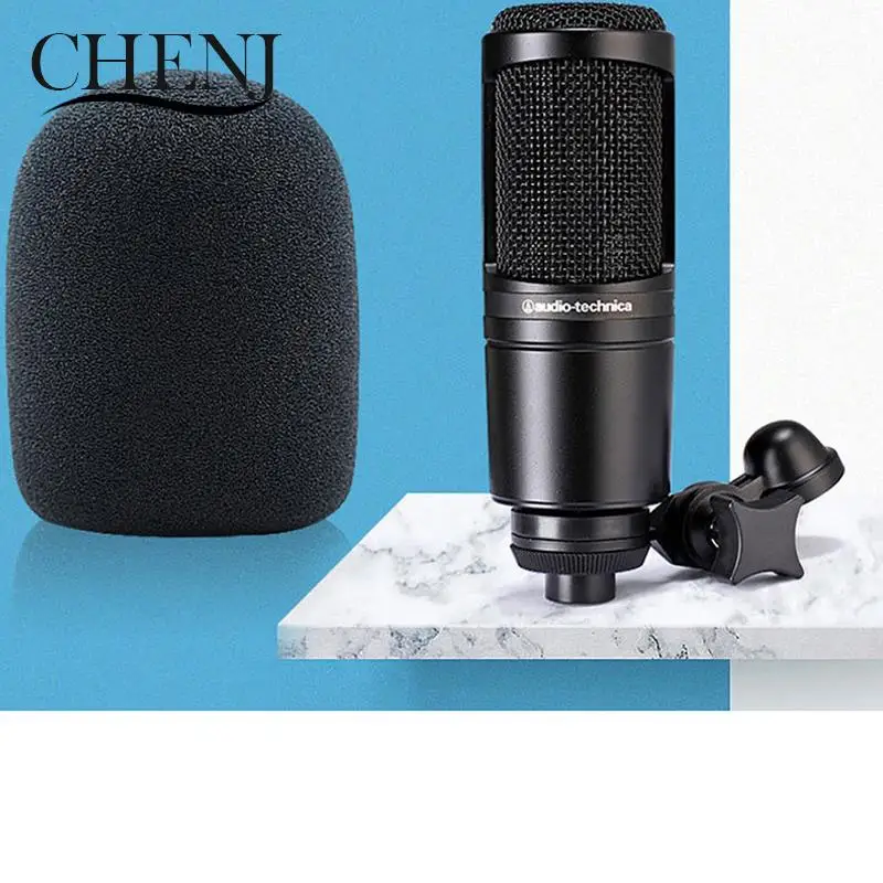 

1PC Foam Mic Windscreen, Microphone Cover Pop Filter For Audio Technica AT2020 ATR2500 AT2035 And Other Large Microphones