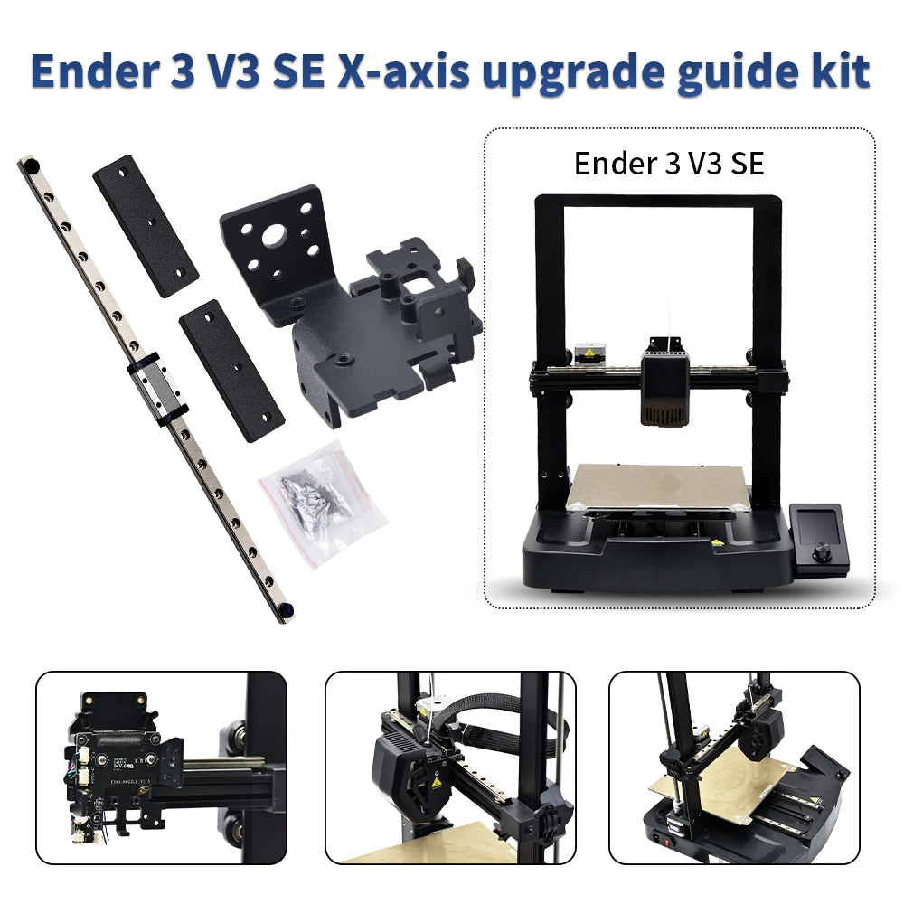Креативность для Ender 3 V3 SE обновленная направляющая оси X MGN9H 300 мм линейные