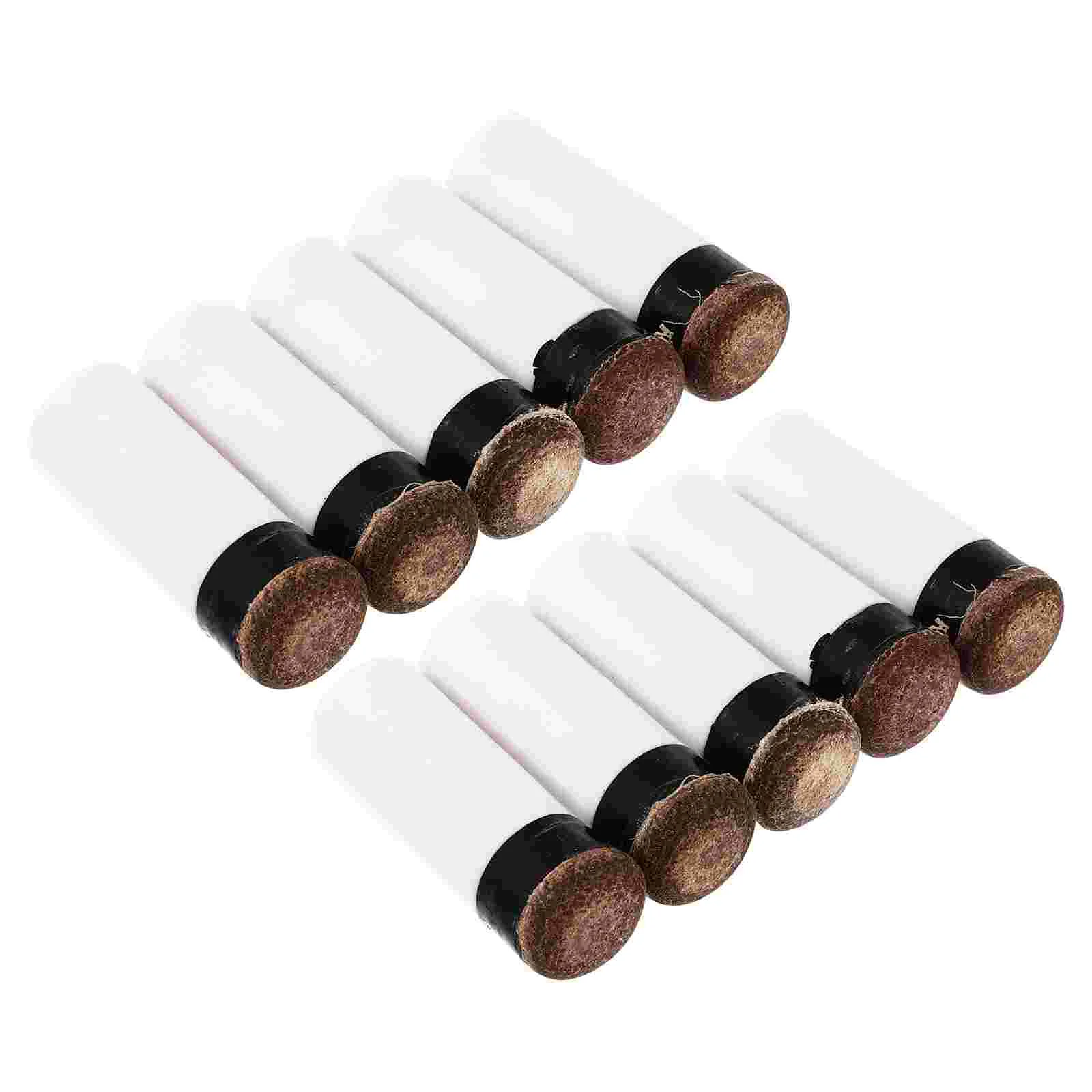 

10pcs Pool Cue Tips Screw-on Tips Pool Cue Stick Ferrules Cue Tip Replacements for Billiard Hall Shop Store
