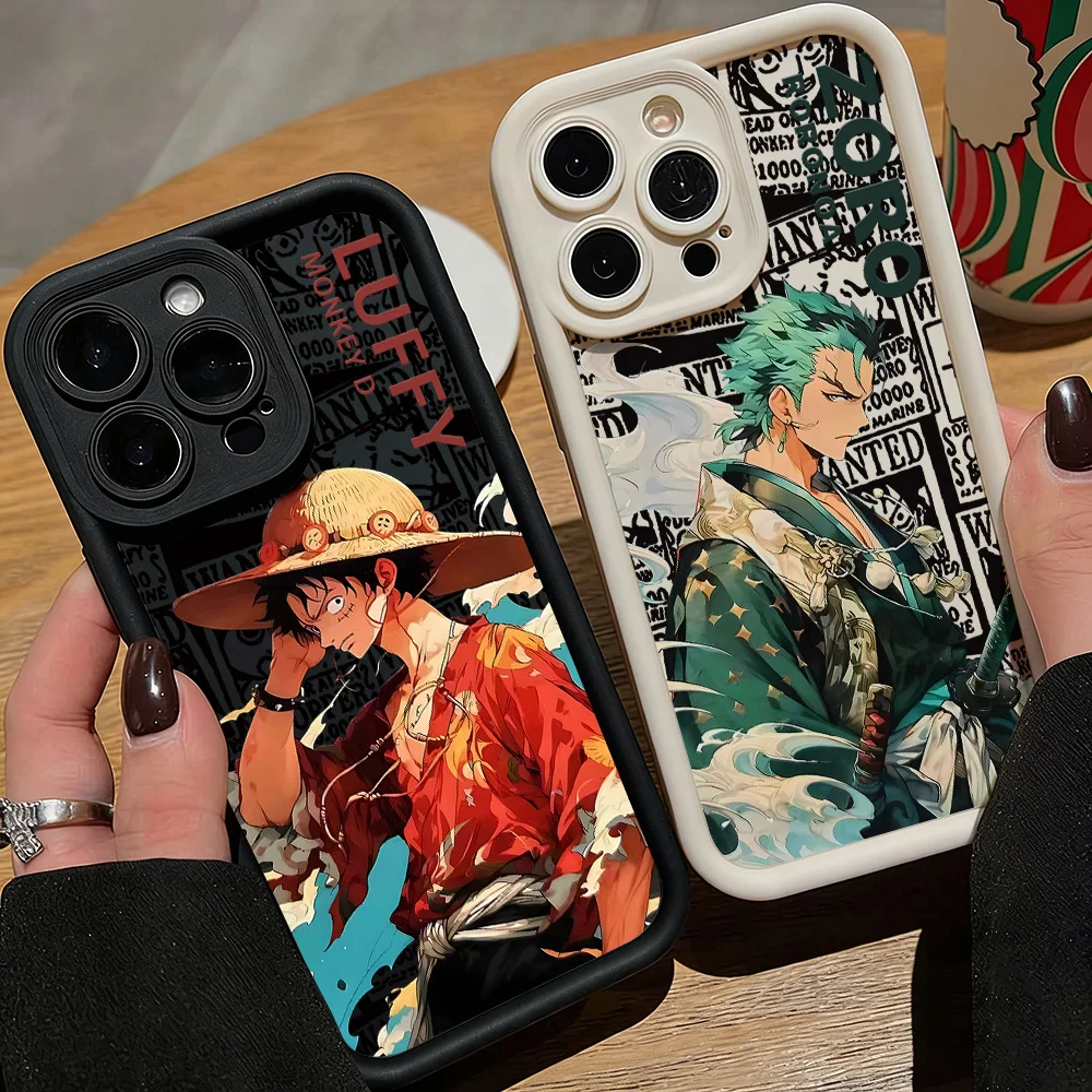 Крутой чехол для телефона с изображением аниме One Piece для Xiaomi Redmi 15 14C 13 13C 12 12C K50 K40 10C 10 9T 9C 9A K30 4G 5G, мягкая задняя крышка из ТПУ (art.: 3920d9c559495) - 3920d9c559495