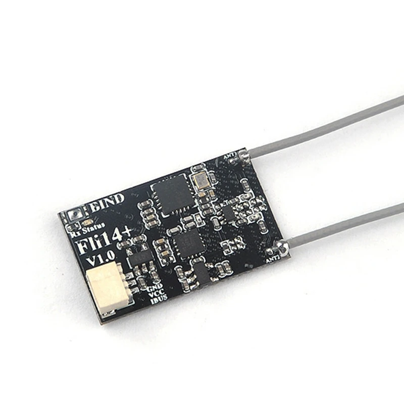 Мини-приемник Fli14 + 4CH совместимый с Flysky AFHDS-2A выходом RSSI для FS I6 I10 I6X IT4S Turnigy I6S RC Drone