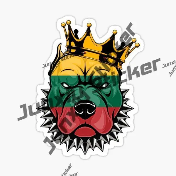 Литовский флаг наклейка с собакой для дома на колесах аксессуары лодки из ПВХ