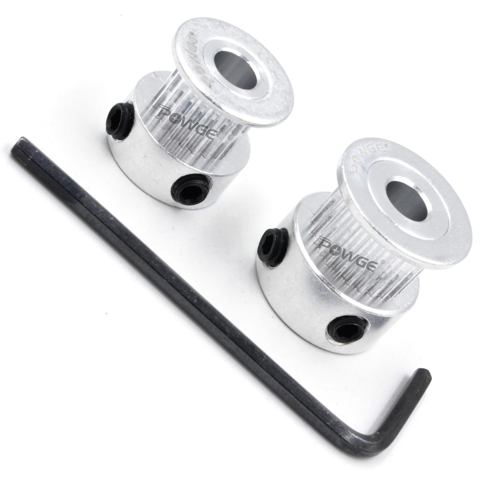 Фото POWGE GT 21 26 40 52 зубца 1,5GT 1,5 м Отверстие шкива ГРМ 5 мм для 1,5GT Ширина ремня ГРМ 6/9/10 мм маленькая люфта 21T 26T 40T 52T №4