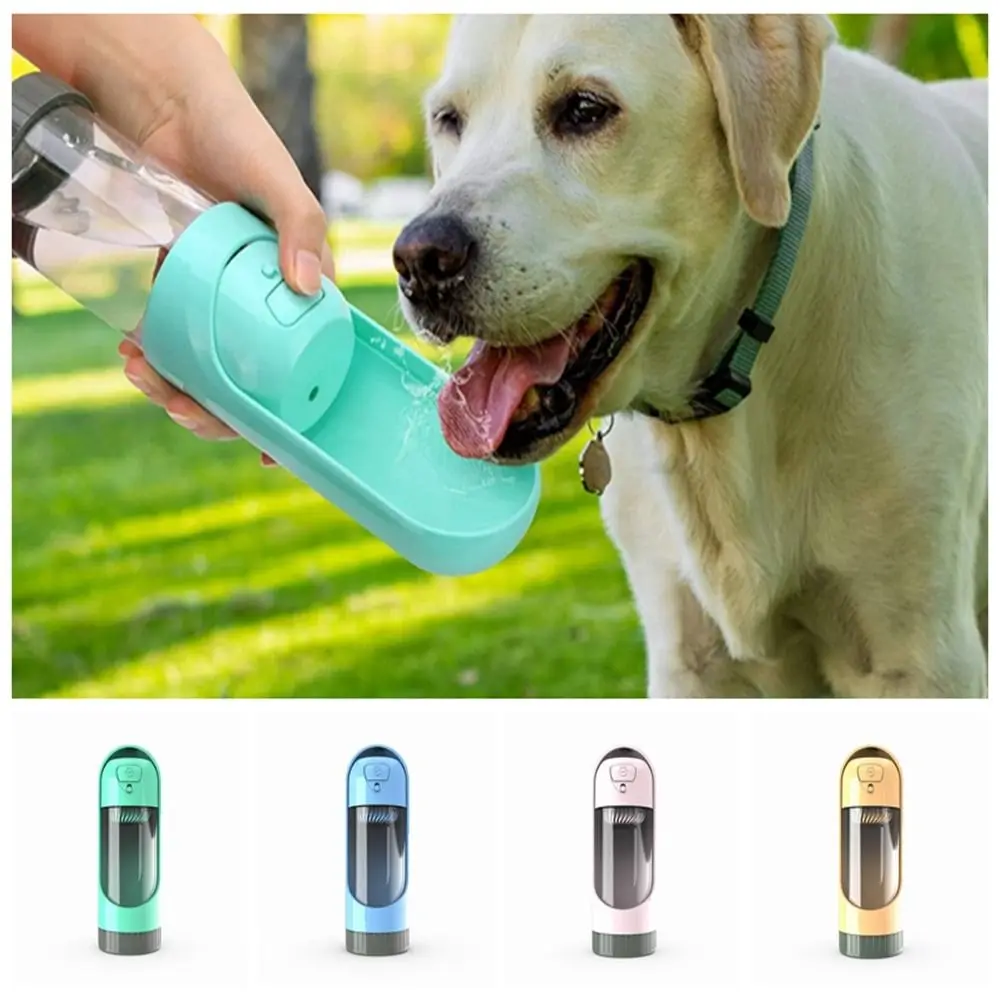 

With Filter Dog Water Bottle Portable Scalable Plastic Pet Water Cup Leak Proof Puppy Water Dispenser Hiking