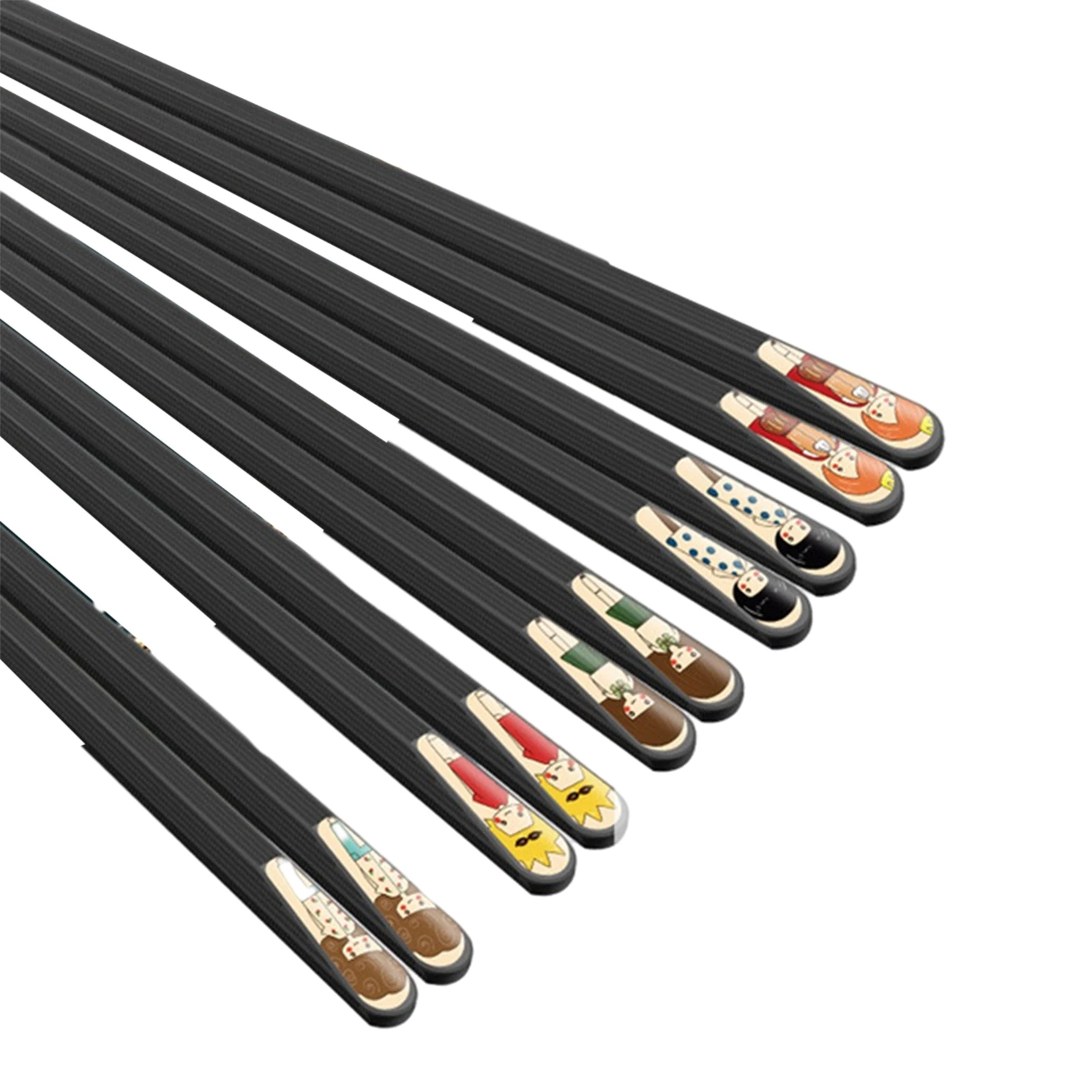 

Alloy Chopsticks With Non-Slip Design Japanese Style Comfortable To Hand Durable Long Lasting Portable For Daily Life