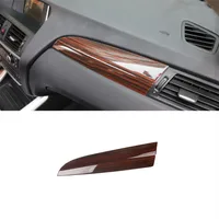 Wood Grain Car Interior Passenger Side Dash Cover Moulding Trim for BMW X3 X4 2011 2012 2013 2014 2015 2016 2017 Styling