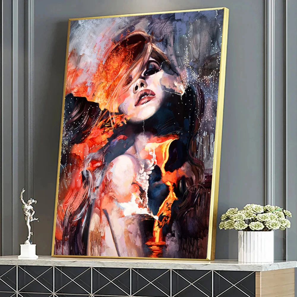 

Banksy Abstract Art Portrait Canvas Print Girl Posters Prints Canvas Painting Wall Pictures For Living Room Home Decor Wholesale