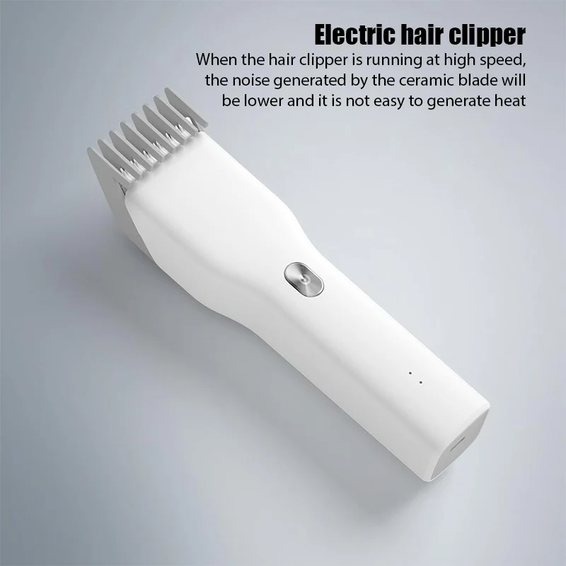 

Professional Electric Hair Clipper Trimmer For Men Adults Kids Cordless Rechargeable Hair Cutter Machine With Removable Blade