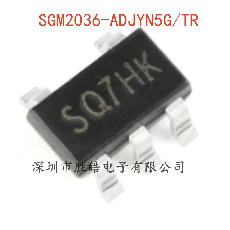 

(10PCS) NEW SGM2036-ADJYN5G/TR Low Differential Voltage Linear Regulator Chip SOT23-5 SGM2036 Integrated Circuit