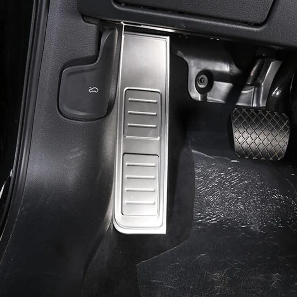 

For Audi A6 C8 2019 2020 Stainless Steel Footrest Left Foot Rest Pedal Cover Trim Left Hand Driver Accessories Panel Styling