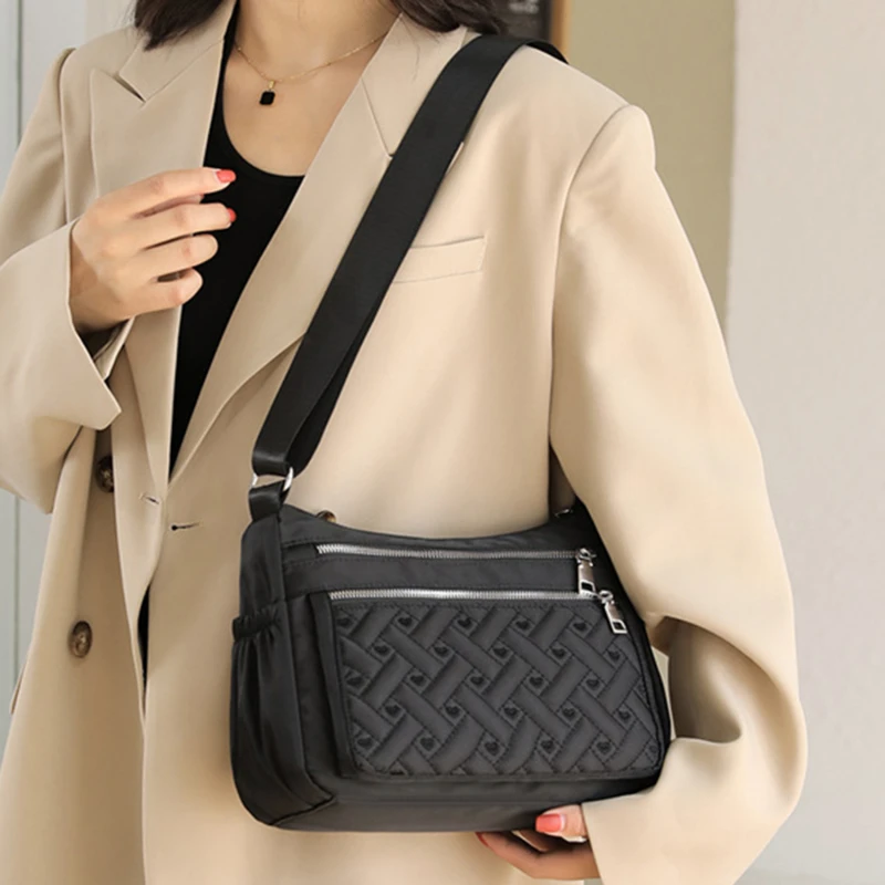 

Fashion Women Shoulder Bag Waterproof Nylon Oxford Crossbody Bag Female Large Capacity Handbags Purse Travel Messenger Bags