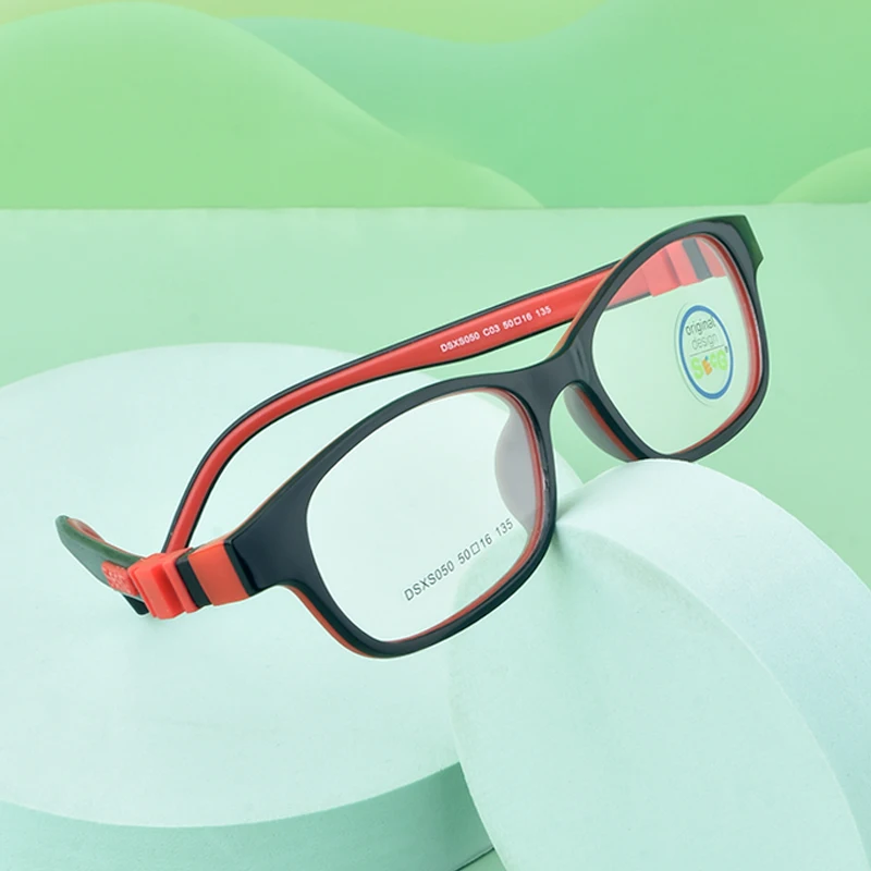 SECG ультралегкие гибкие мягкие детские очки оптические для зрения мальчиков и