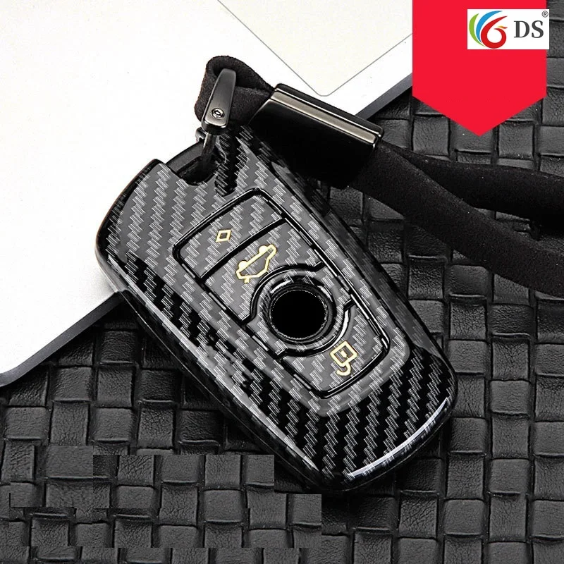 

Glossy Carbon fiber ABS Car key Cover Csae Remote Key Shell Set For BMW 1 3 5 7 Series F10 F20 F30 335 328 535 650 525li X1 X2