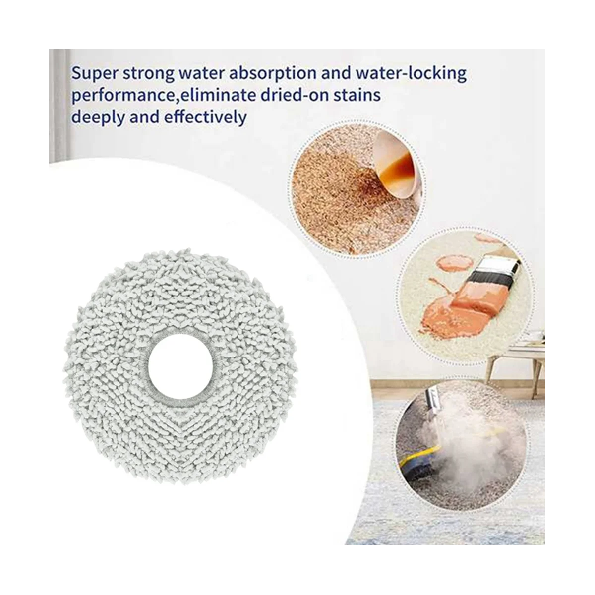 8 шт. для Debot/T20 Pro/X1 OMNI/T10 Omni/робот-пылесос тканевый аксессуар швабры запасная часть