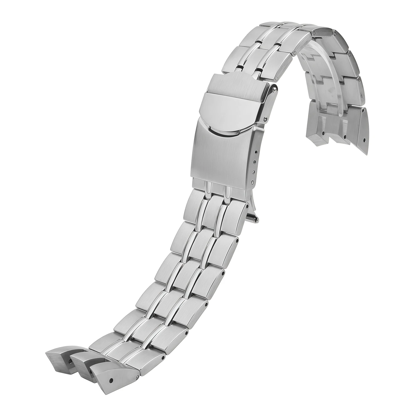 Модифицированный ремешок для часов Swatch YRS403 412 402G из цельной нержавеющей стали с изогнутыми выемками, специальный ремешок для часов 21 мм. (art.: 3920dc2c75cea) - 3920dc2c75cea